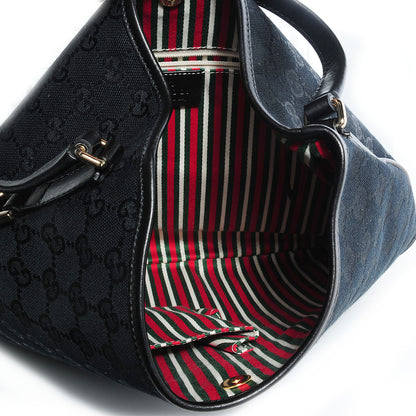 Gucci Monogram New Britt Medium Hobo Black 5 of 7