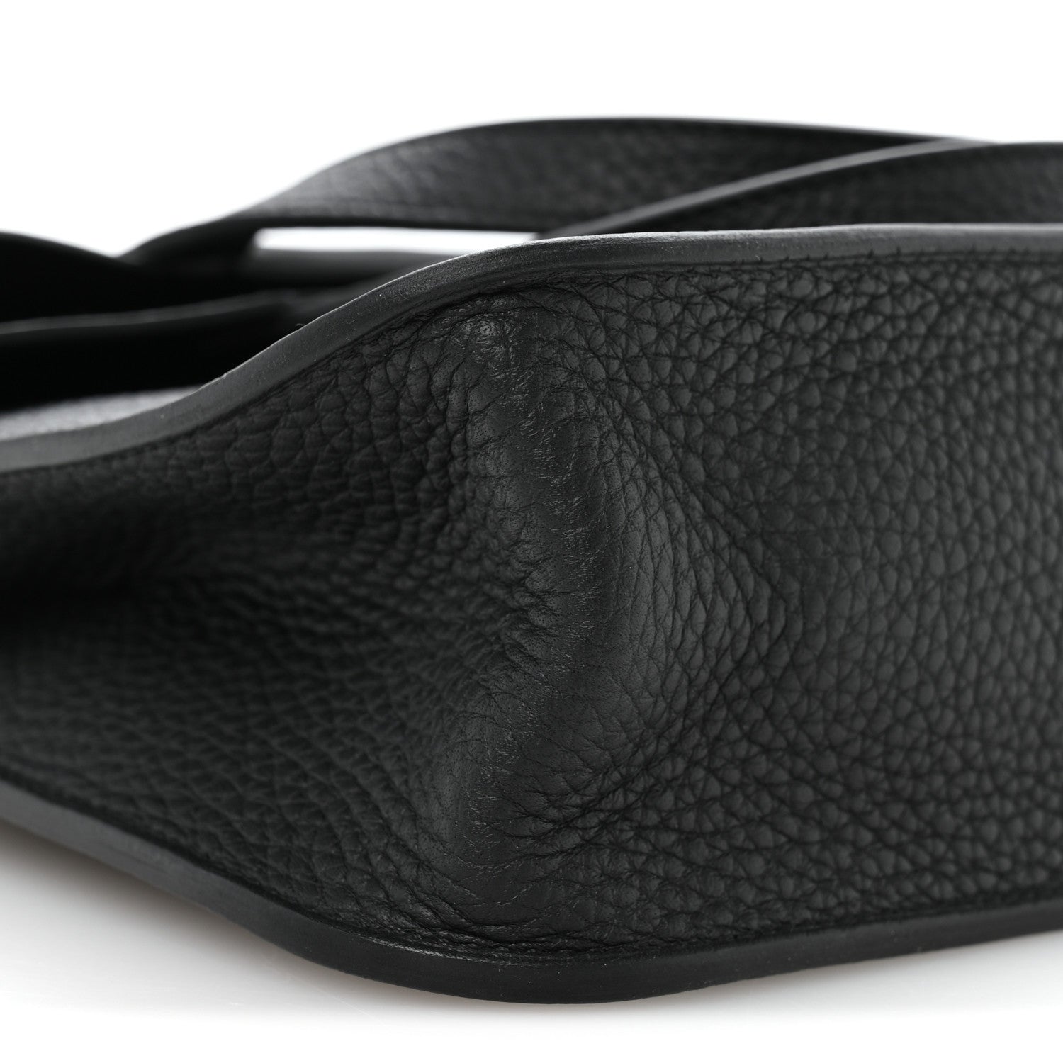 Hermes Taurillon Clemence Halzan 25 Black 9 of 11