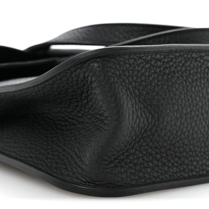 Hermes Taurillon Clemence Halzan 25 Black 9 of 11