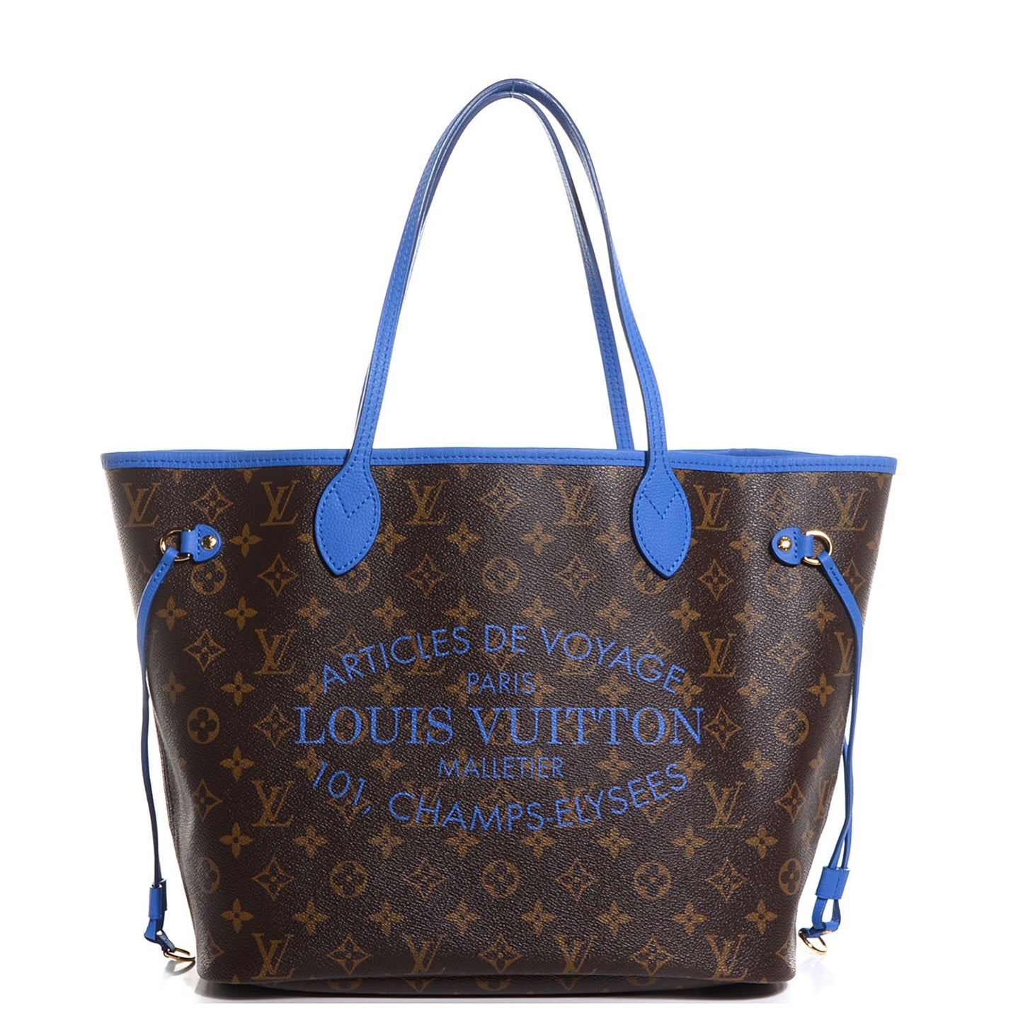 Monogram Articles de Voyage Ikat Neverfull MM Grand Blue