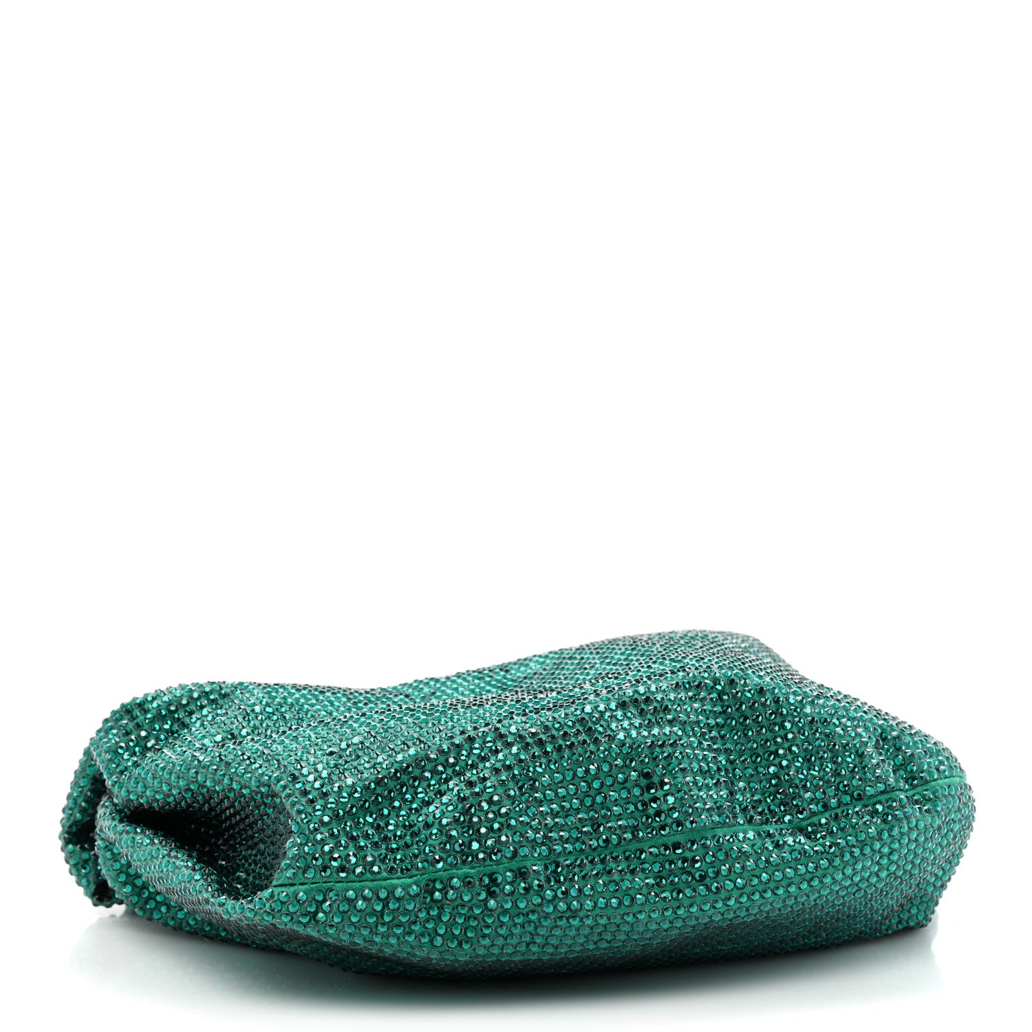 Bottega Veneta Crystal Embellished Satin Mini Hotfix Jodie Emerald 4 of 8