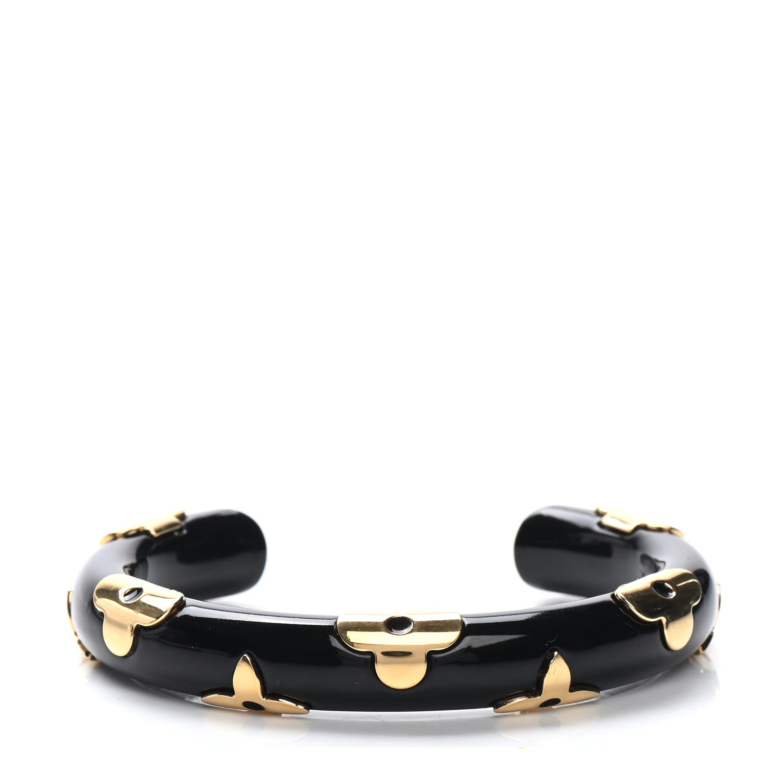 Louis Vuitton Resin Daily Monogram Bracelet M Black 1 of 4