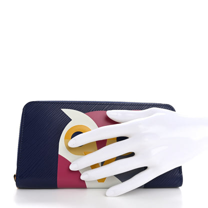 Louis Vuitton Epi Owl Zippy Wallet Iris 2 of 11