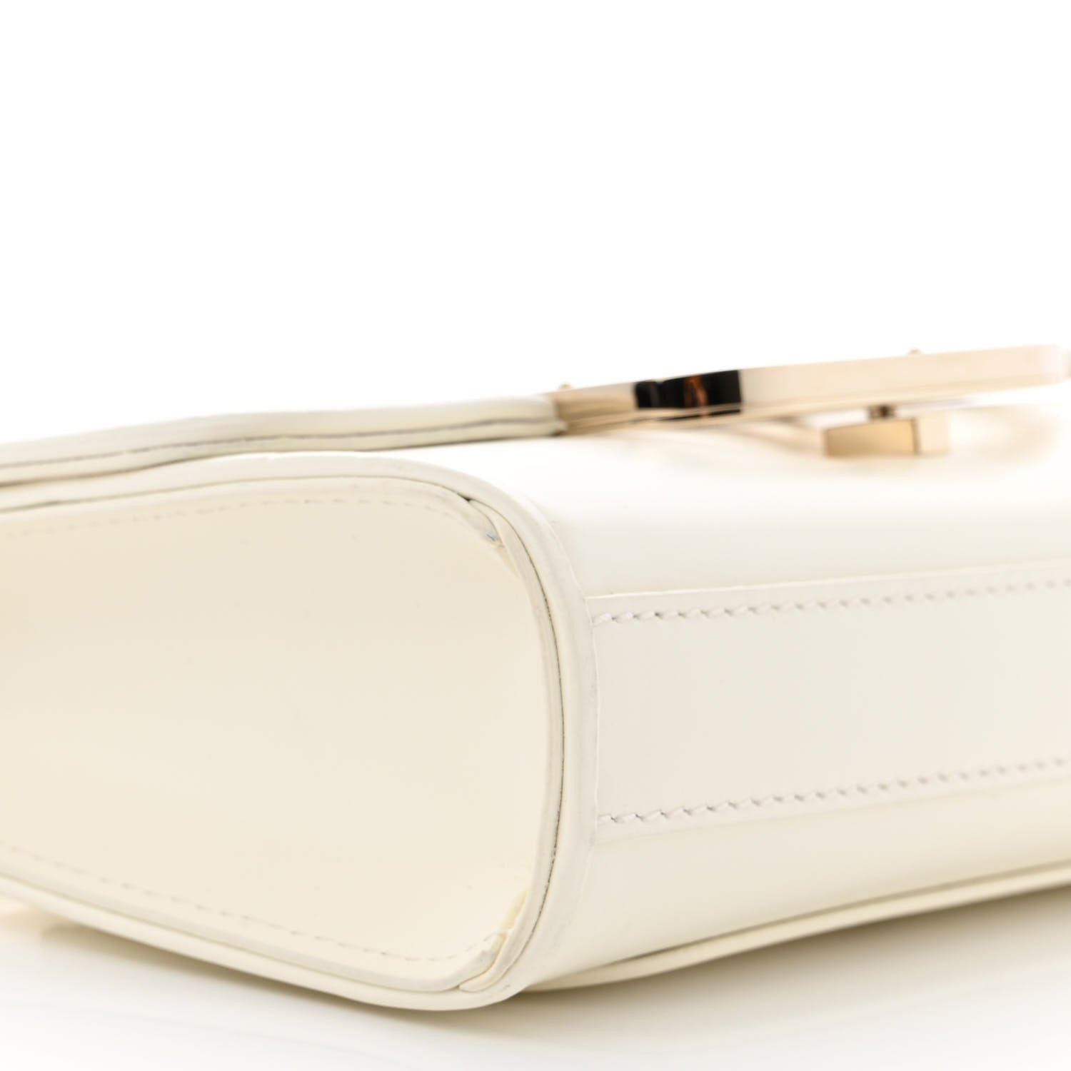 Valentino Garavani Smooth Calfskin Small VLogo Shoulder Bag White 8 of 12