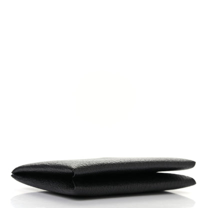 Hermes Chevre Mysore Calvi Card Case Black 4 of 7