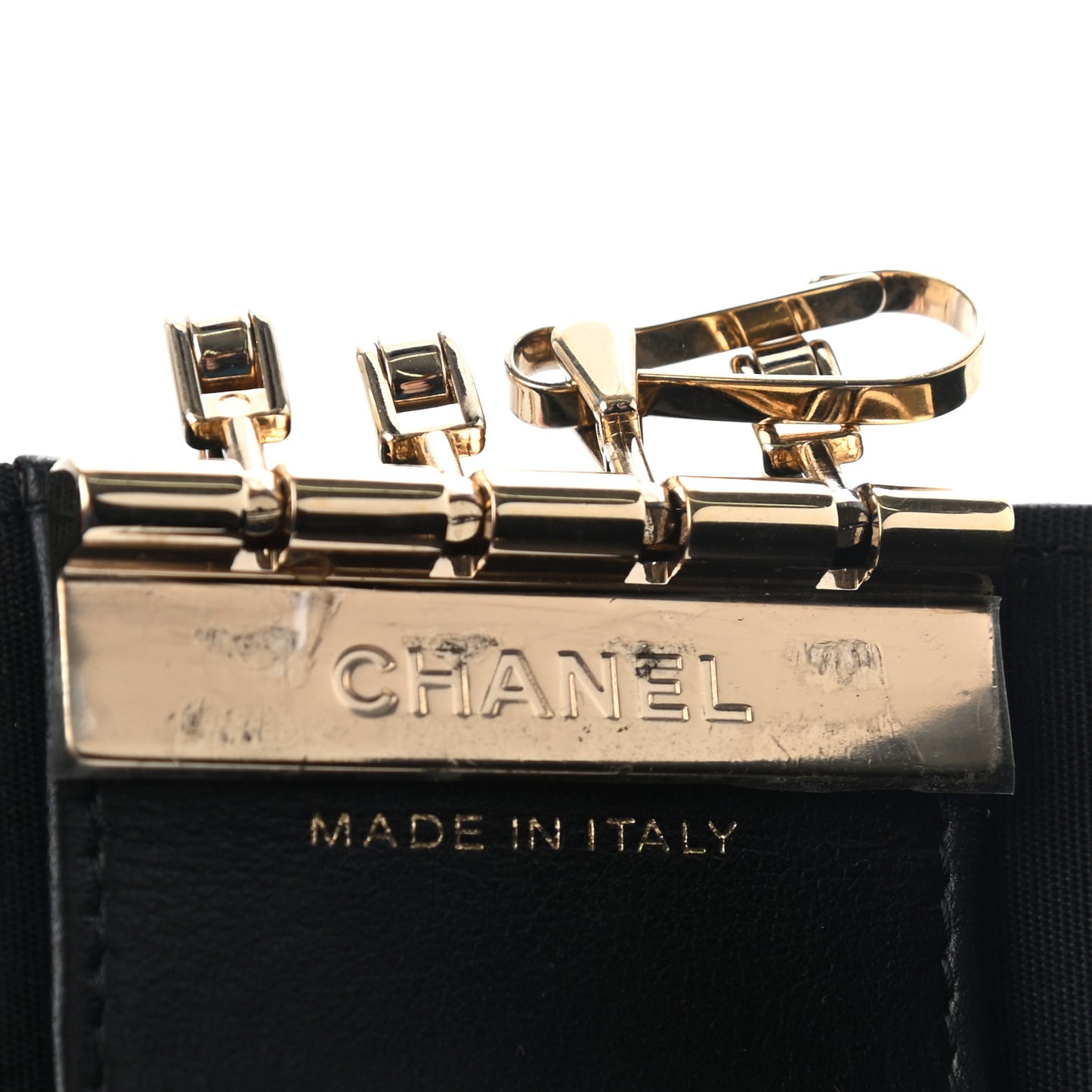 Goatskin CC 4 Key Holder Black