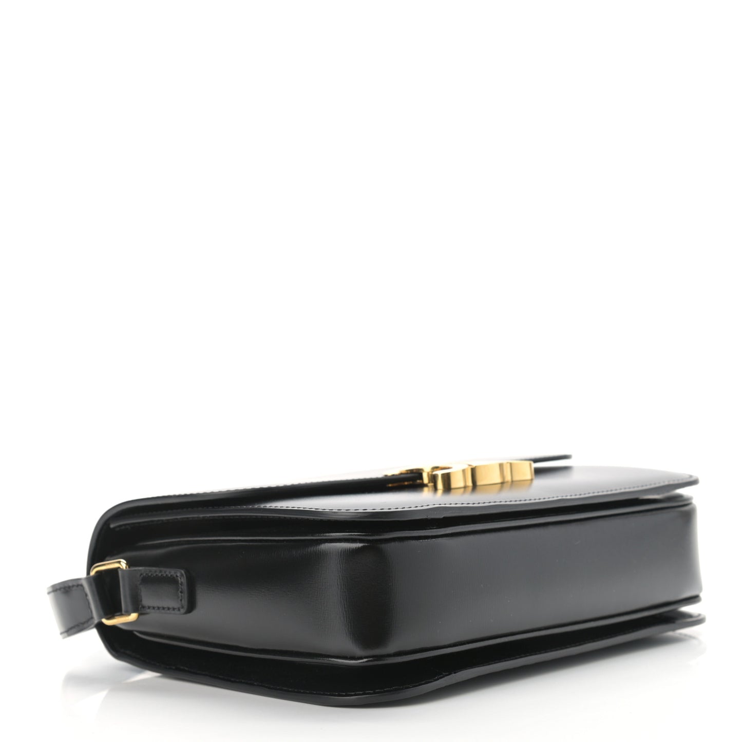 Shiny Calfskin Medium Triomphe Black