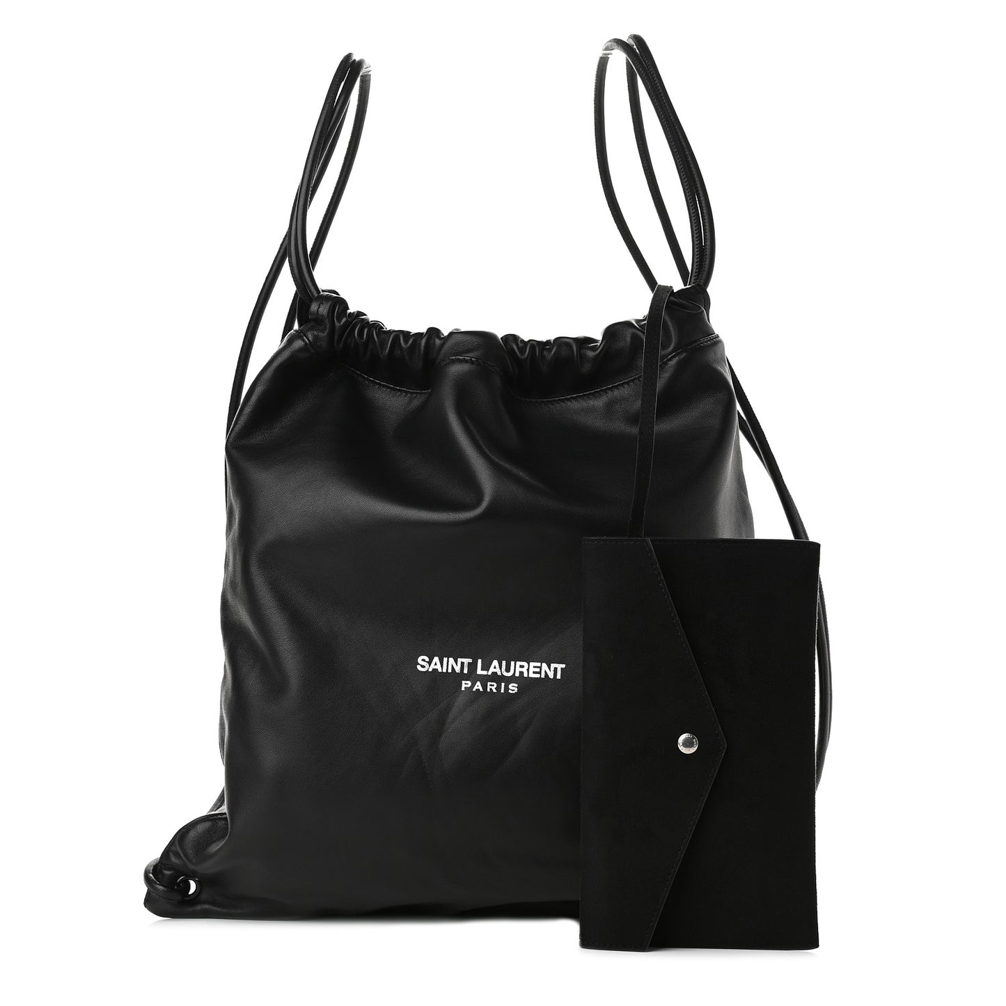 Lambskin Teddy Drawstring Backpack