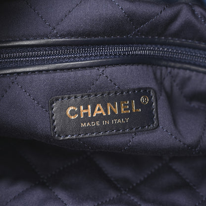 Chanel Shaded Calfskin Quilted Chanel 22 Blue Dark Blue 7 of 11