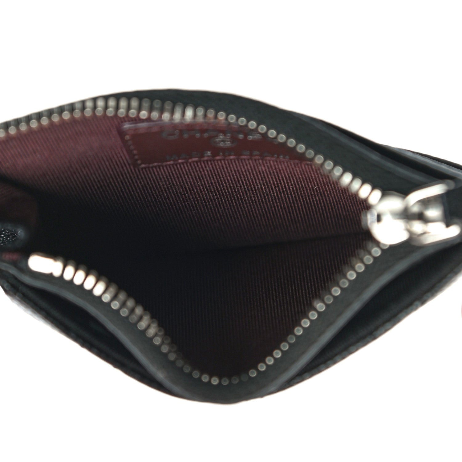 Chanel Caviar Quilted CC Zip Card Holder Black 5 of 11