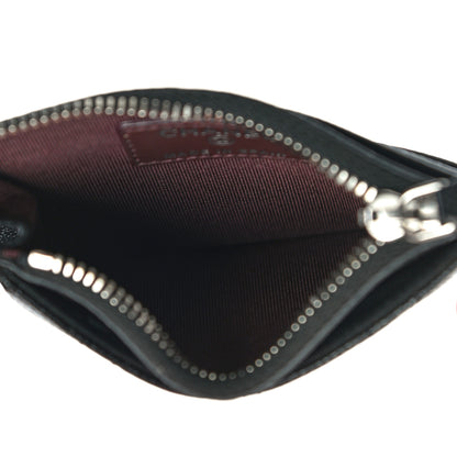 Chanel Caviar Quilted CC Zip Card Holder Black 5 of 11
