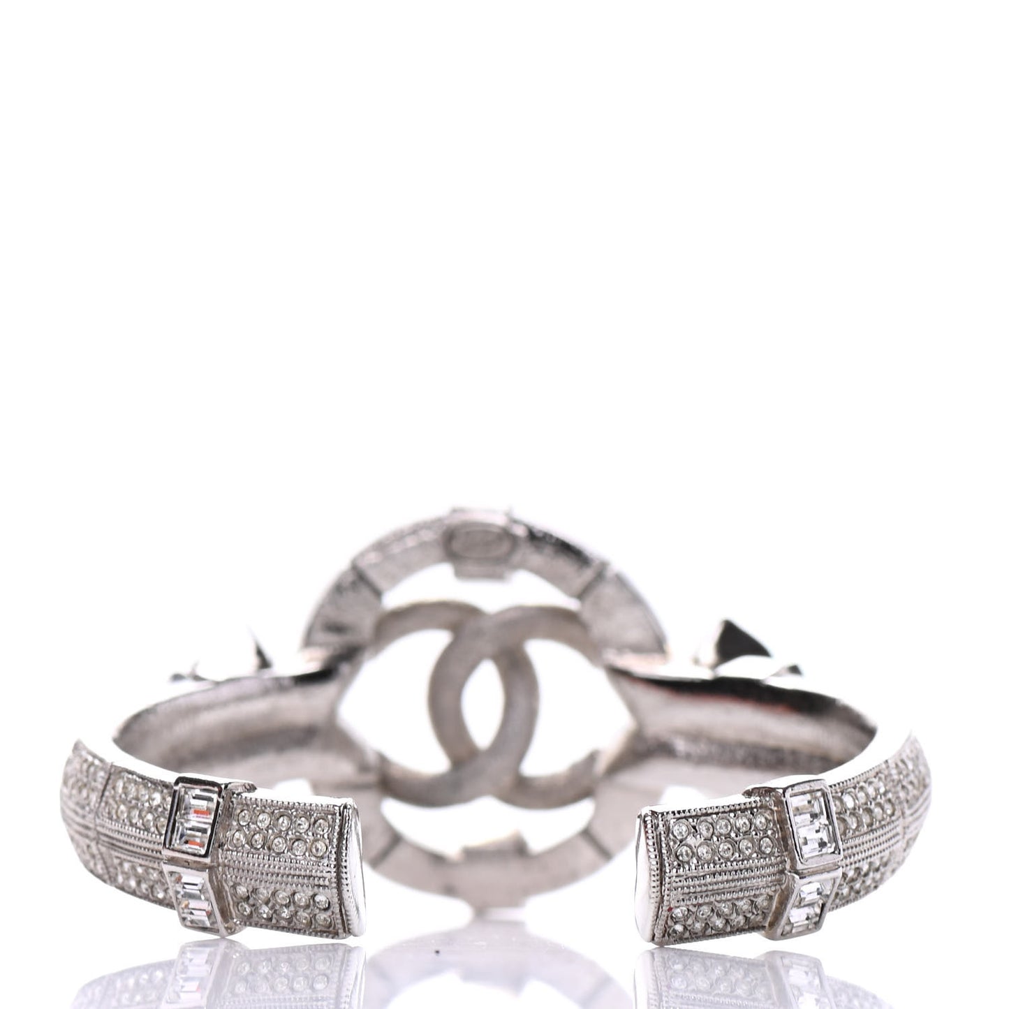 Baguette Crystal CC Bangle Blue Silver