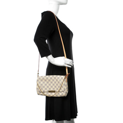 Louis Vuitton Damier Azur Favorite MM 2 of 11