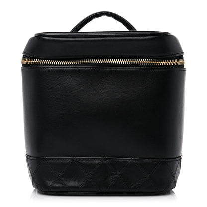 Chanel Lambskin Vanity Cosmetic Case Black 1 of 15