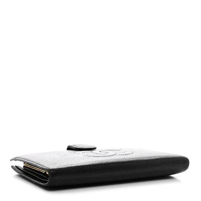 Chanel Caviar Timeless CC French Wallet Black 4 of 14
