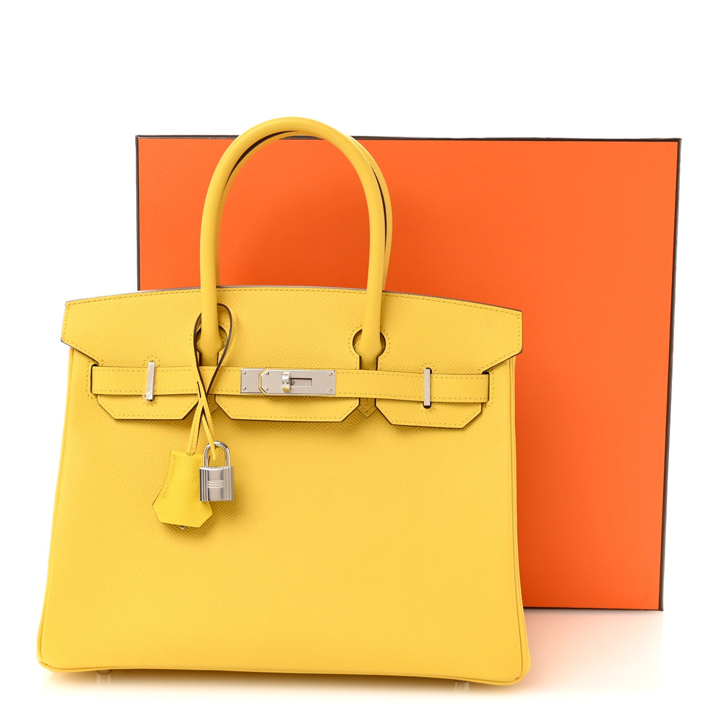 Epsom Birkin 30 Jaune De Naples