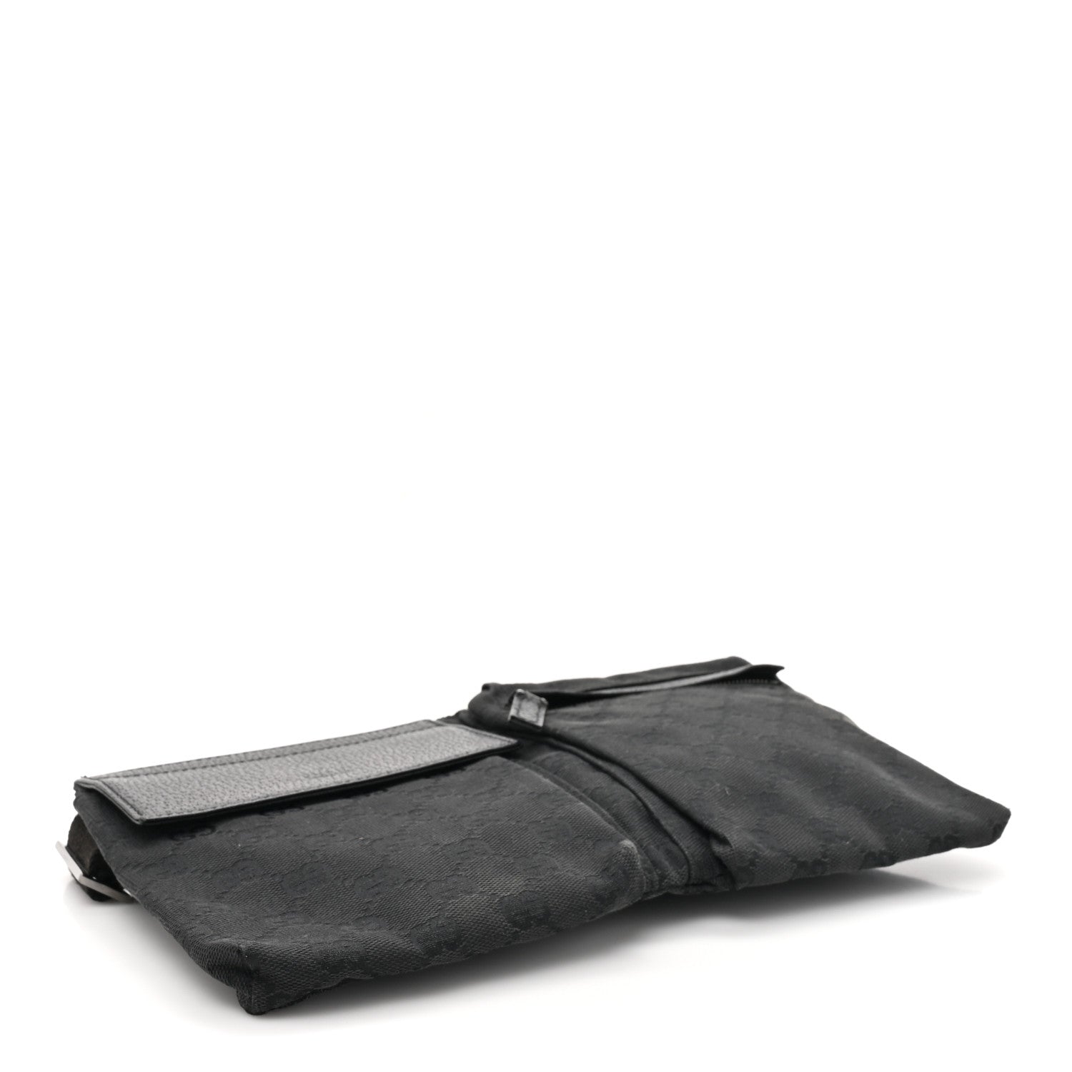 Gucci GG Monogram Double Pocket Belt Bag Black 4 of 11