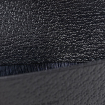 Gucci GG Supreme Monogram Textured Dollar Calfskin Card Case Blue Dark Blue 7 of 8