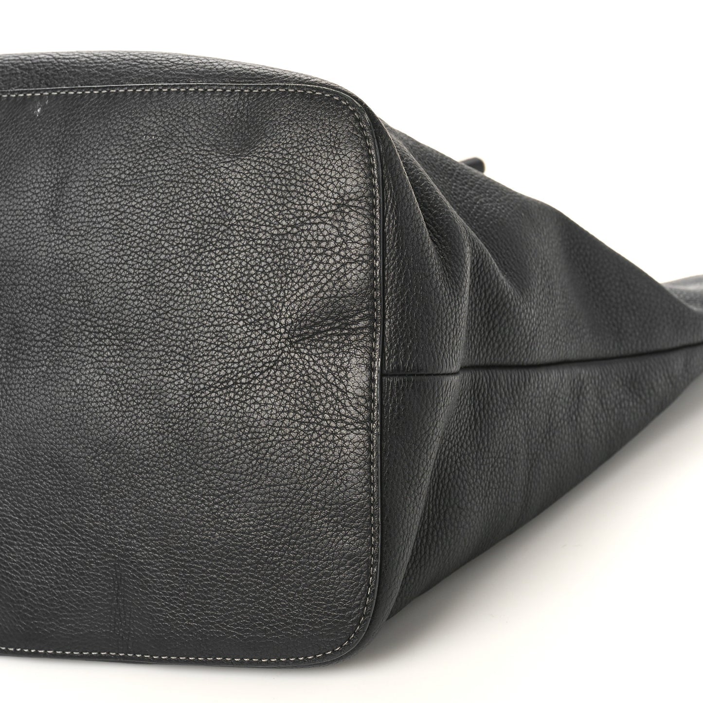 Calfskin Large New Marcie Tote Black