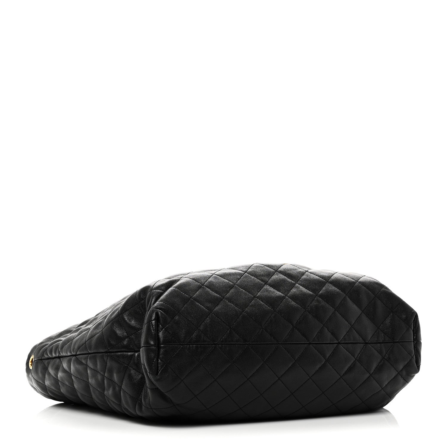 Saint Laurent Lambskin Quilted Maxi Icare Shopping Tote Black 5 of 11