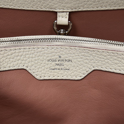 Louis Vuitton Taurillon Capucines MM Galet 6 of 11