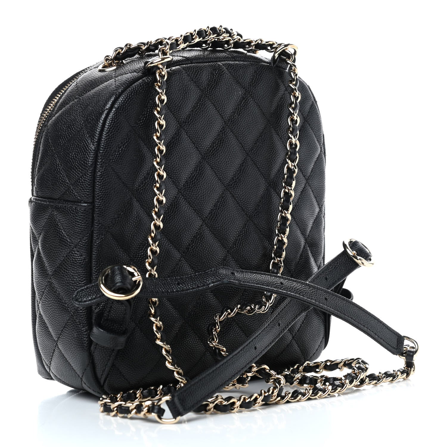 Chanel Caviar Quilted Small CC Day Backpack Black 3 of 9