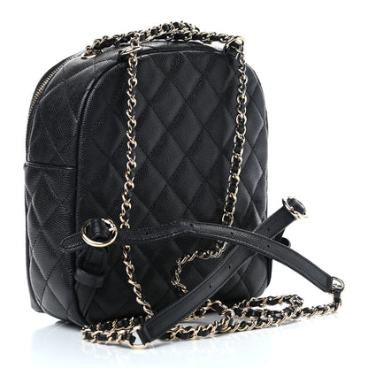Chanel Caviar Quilted Small CC Day Backpack Black 3 of 9