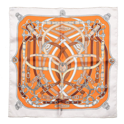 Hermes Silk Cavalcadour Pocket Square 1 of 7