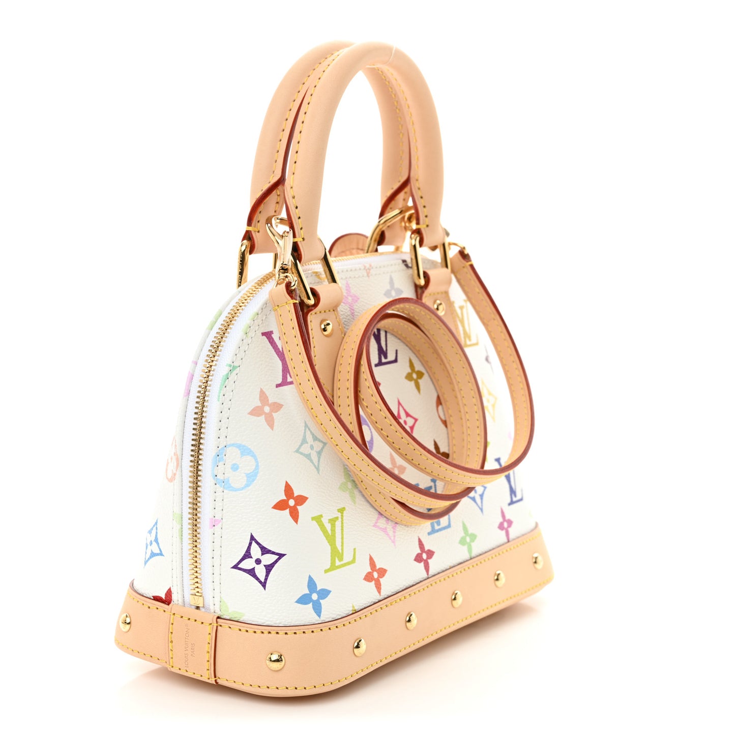 LV x TM Monogram Multicolor Alma BB White