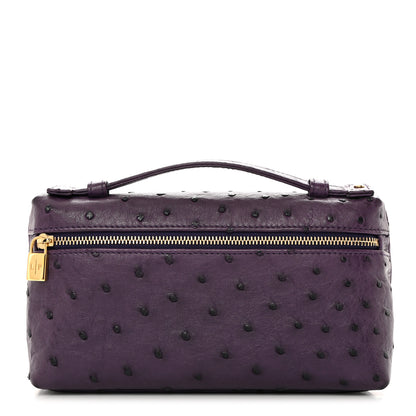 Loro Piana Ostrich L19 Extra Pocket Pouch 1 of 10