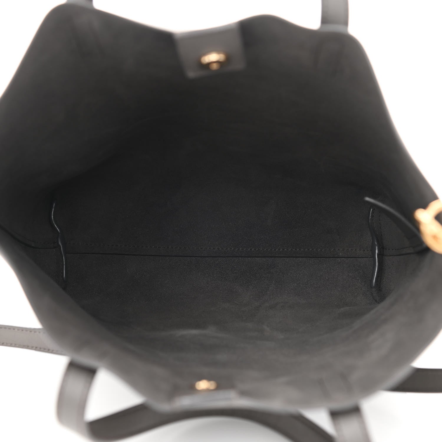 Saint Laurent Calfskin Toy Shopping Tote Earth Grey 5 of 8