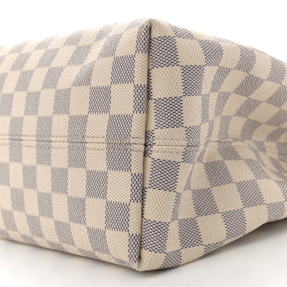 Louis Vuitton Damier Azur Graceful MM Rose Ballerine 9 of 11