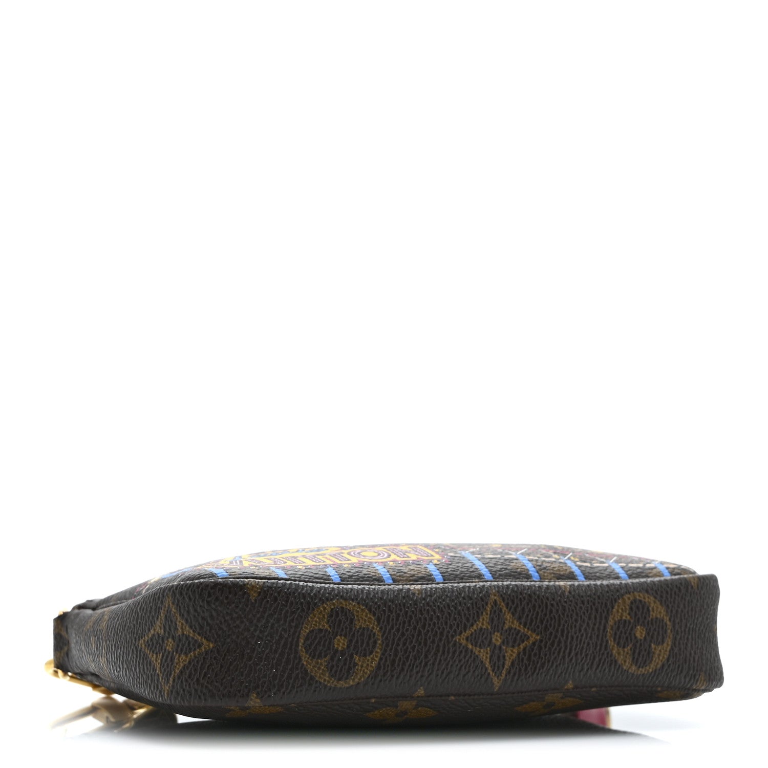 Louis Vuitton Monogram 2020 Christmas Animation Roller Coaster Mini Pochette Accessories Pivoine 4 of 10