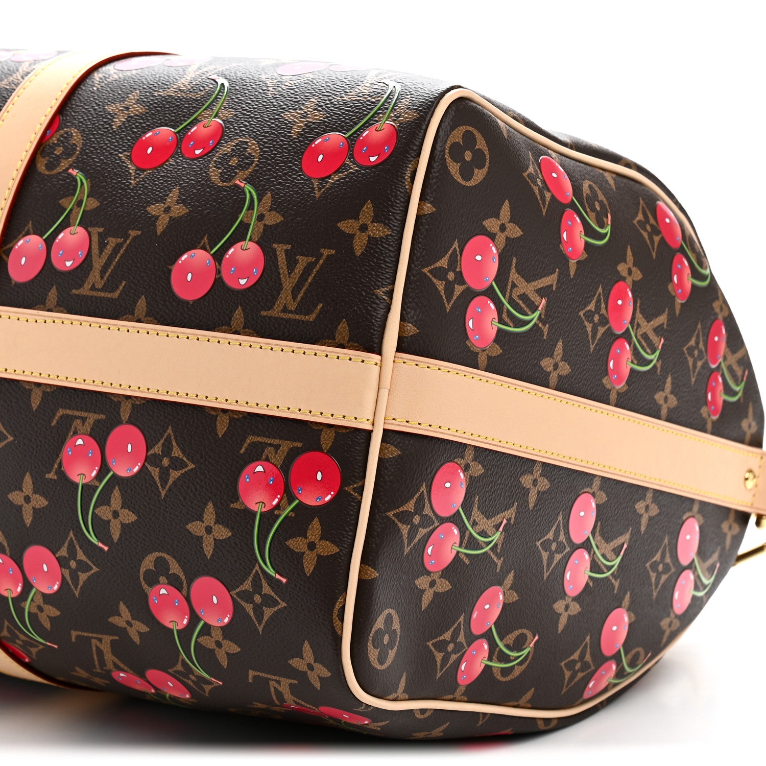 Louis Vuitton LV X TM Monogram Cerises Keepall Bandouliere 45 9 of 9