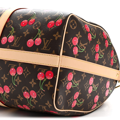 Louis Vuitton LV X TM Monogram Cerises Keepall Bandouliere 45 9 of 9