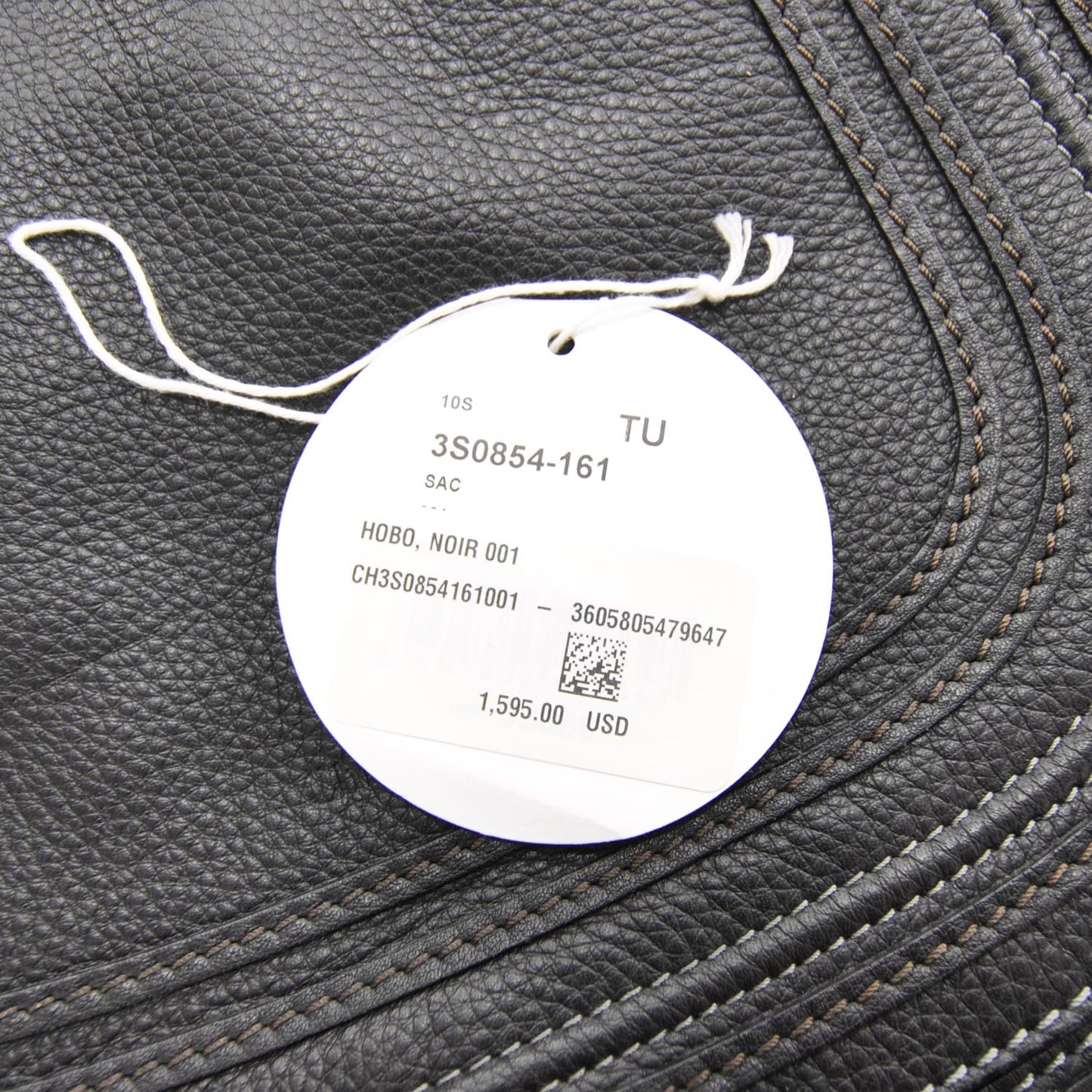 Leather Marcie Hobo Black
