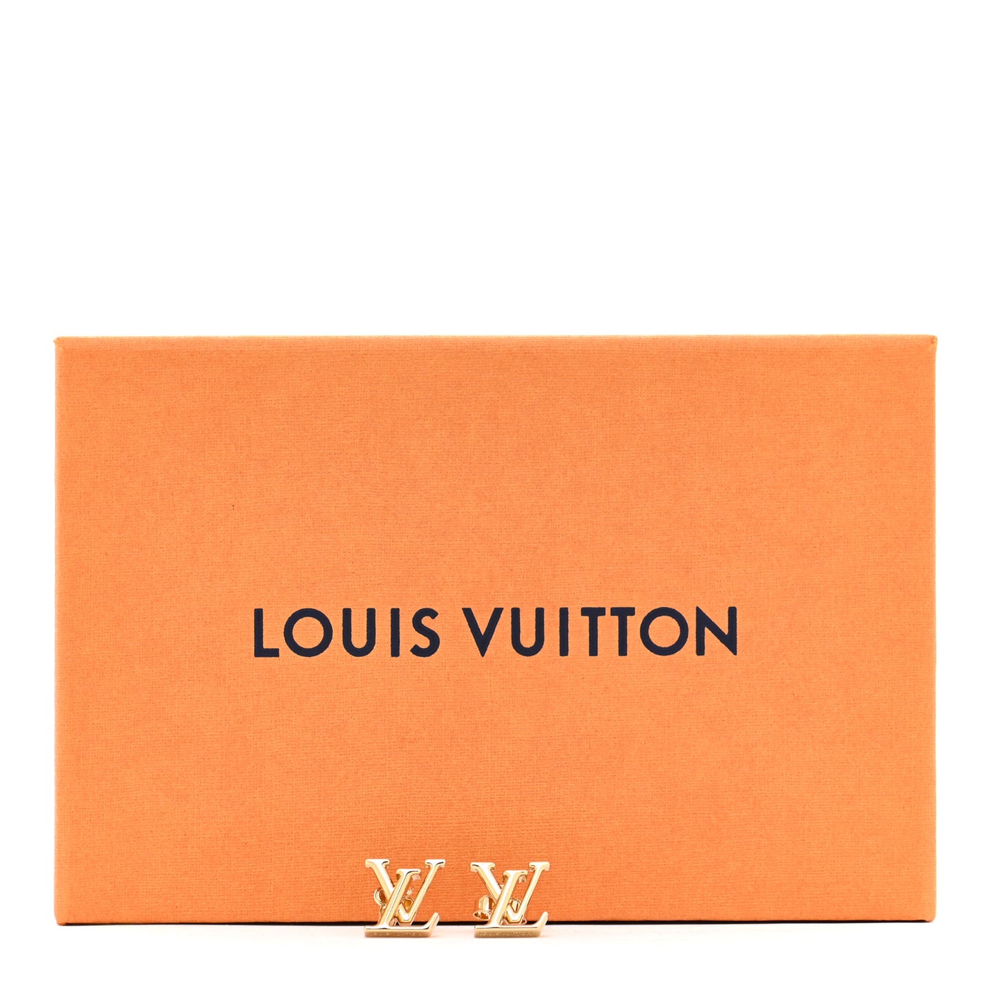 Metal LV Iconic Earrings Gold