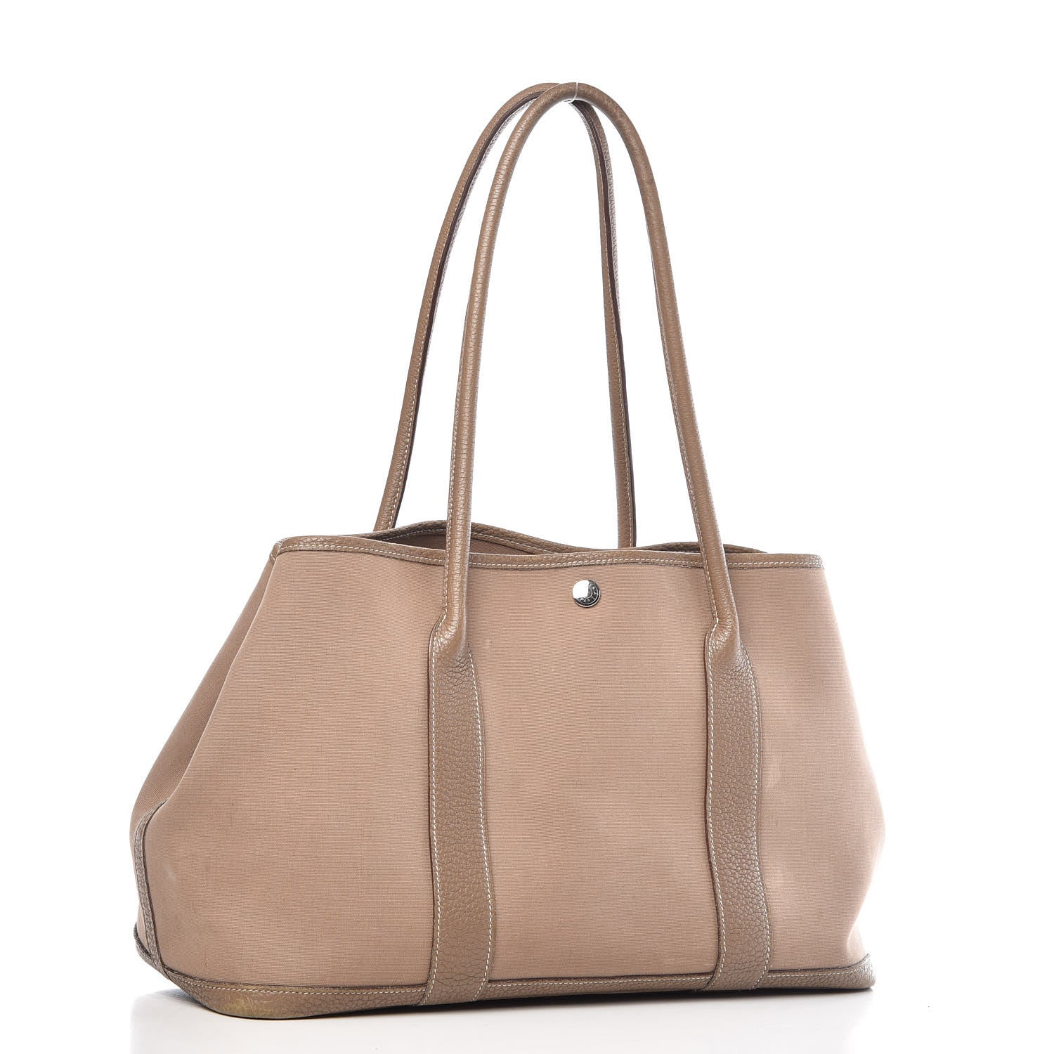 Hermes Toile Buffle Garden Party 36 MM Tote Etoupe 3 of 27