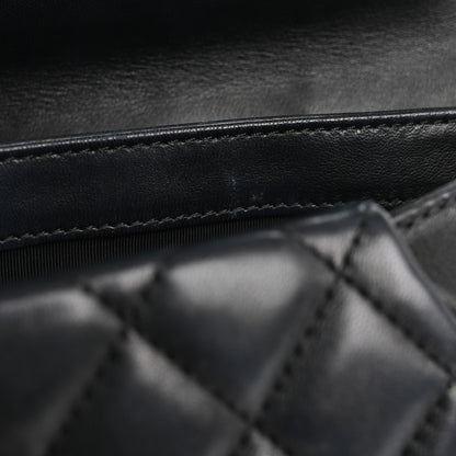 Chanel Lambskin Quilted Fold Up Again Clutch Dark Blue 14 of 14