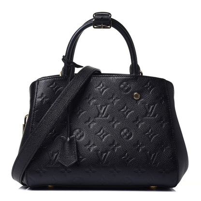 Louis Vuitton Empreinte Montaigne BB Black 1 of 10