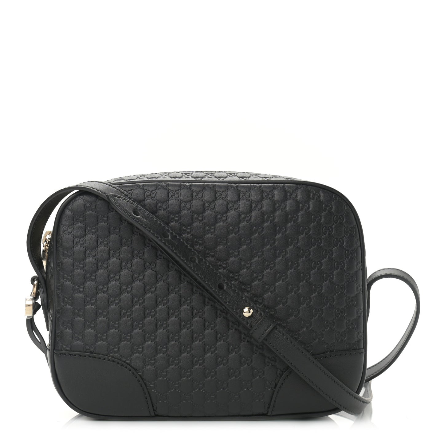 Microguccissima Mini Bree Messenger Bag Black
