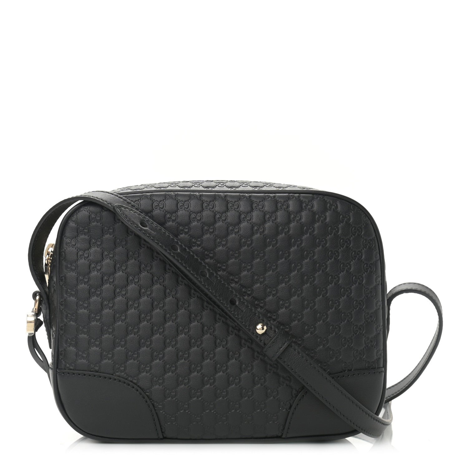 Gucci Microguccissima Mini Bree Messenger Bag Black 1 of 10