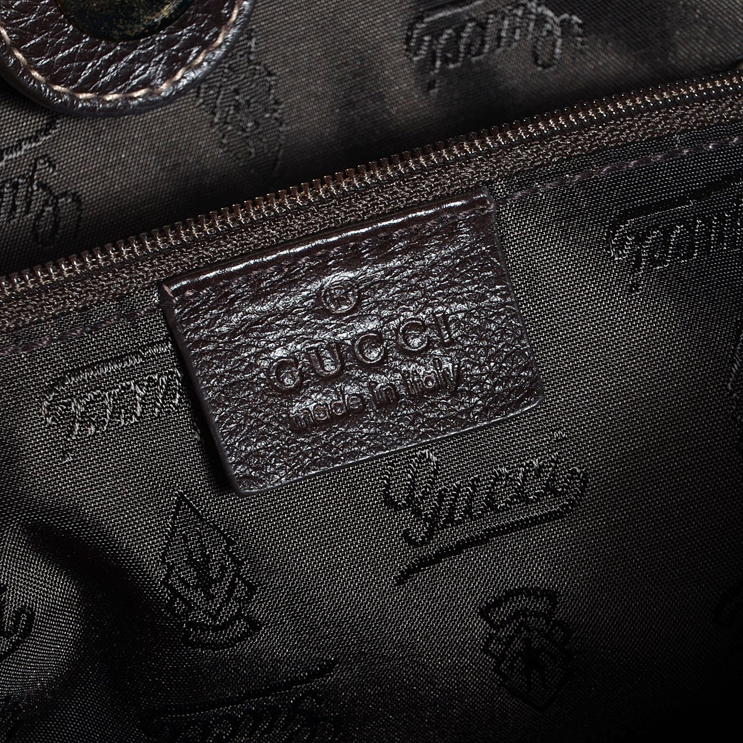 Gucci Python Large Sukey Tote Brown 6 of 7