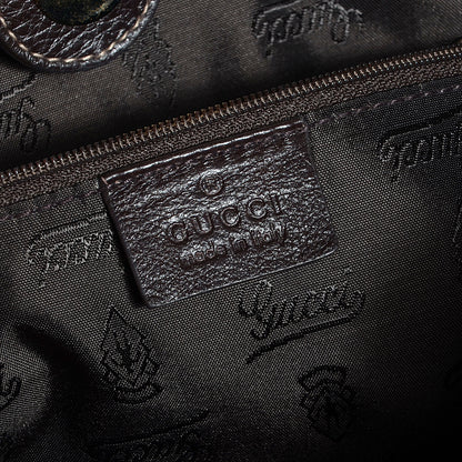 Gucci Python Large Sukey Tote Brown 6 of 7