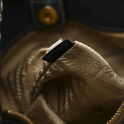 Prada Vitello Daino Tote Bleuette 7 of 12