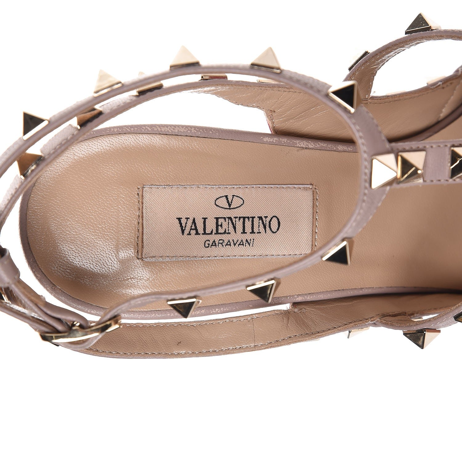 Valentino Garavani Calfskin Nappa Rockstud Ankle Strap 100mm Pumps 38 Deep Fuxia Poudre 8 of 12