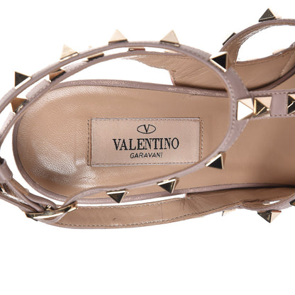 Valentino Garavani Calfskin Nappa Rockstud Ankle Strap 100mm Pumps 38 Deep Fuxia Poudre 8 of 12