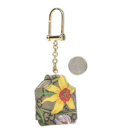 Gucci GG Supreme Monogram Flora Ophidia Airpod Case Beige 2 of 5