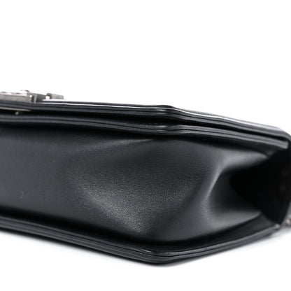 Chanel Lambskin Quilted Medium Boy Flap Black 10 of 11