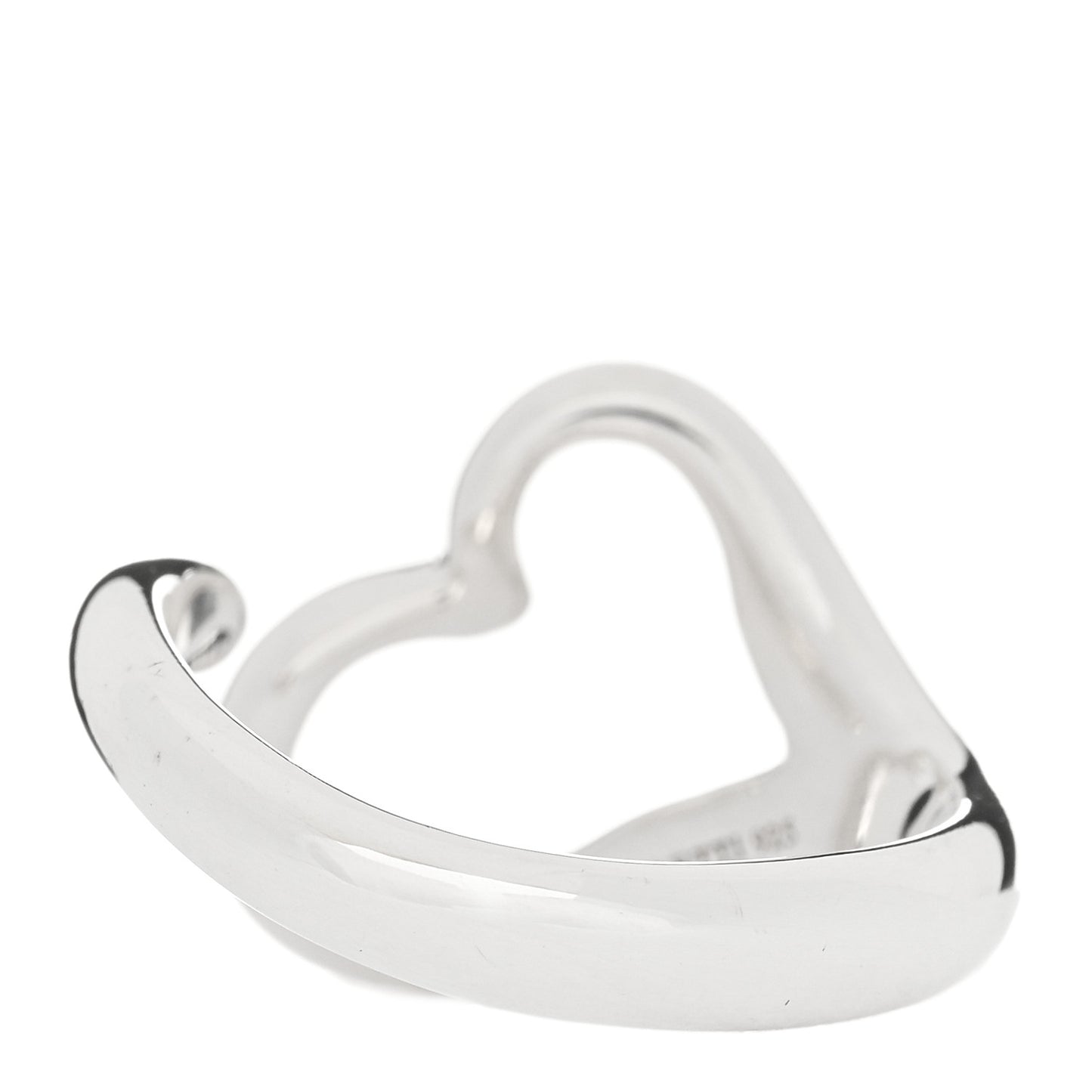 Sterling Silver Elsa Peretti Open Heart Ring 50 5.5